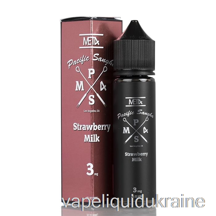 Vape Liquid Ukraine Pacific Sangha - Strawberry Milk by Met4 Vapor - 60mL 0mg